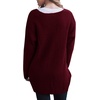 image:imageGRECERELLE Womens Fall Winter Long Sleeve Cardigans Sweater with Pockets03 Wine Red