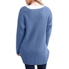image:imageGRECERELLE Womens Fall Winter Long Sleeve Cardigans Sweater with Pockets23 Blue Gray