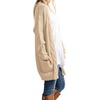 image:imageGRECERELLE Womens Fall Winter Long Sleeve Cardigans Sweater with Pockets29 Beige