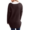 image:imageGRECERELLE Womens Fall Winter Long Sleeve Cardigans Sweater with Pockets30 Coffee