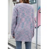image:imageGRECERELLE Womens Fall Winter Long Sleeve Cardigans Sweater with Pockets30 Fp Color Cyan Pink