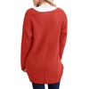 image:imageGRECERELLE Womens Fall Winter Long Sleeve Cardigans Sweater with Pockets32 Pumpkin