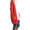 image:imageGRECERELLE Womens Fall Winter Long Sleeve Cardigans Sweater with Pockets32 Pumpkin