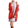 image:imageGRECERELLE Womens Fall Winter Long Sleeve Cardigans Sweater with Pockets32 Pumpkin
