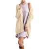 image:imageGRECERELLE Womens Fall Winter Long Sleeve Cardigans Sweater with Pockets33 Off White