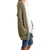 image:imageGRECERELLE Womens Fall Winter Long Sleeve Cardigans Sweater with PocketsCocoa