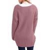 image:imageGRECERELLE Womens Fall Winter Long Sleeve Cardigans Sweater with PocketsDeep Pink