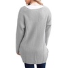 image:imageGRECERELLE Womens Fall Winter Long Sleeve Cardigans Sweater with PocketsLight Gray