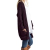 image:imageGRECERELLE Womens Fall Winter Long Sleeve Cardigans Sweater with PocketsRosewood