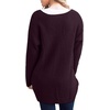 image:imageGRECERELLE Womens Fall Winter Long Sleeve Cardigans Sweater with PocketsRosewood
