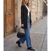 image:imageGRECERELLE Womens Lightweight Knit Long Cardigan Sweater Fall Outfits 202601 Black
