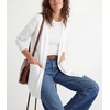 image:imageGRECERELLE Womens Lightweight Knit Long Cardigan Sweater Fall Outfits 202602 White