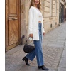 image:imageGRECERELLE Womens Lightweight Knit Long Cardigan Sweater Fall Outfits 202602 White