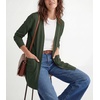 image:imageGRECERELLE Womens Lightweight Knit Long Cardigan Sweater Fall Outfits 2026Army Green
