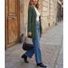 image:imageGRECERELLE Womens Lightweight Knit Long Cardigan Sweater Fall Outfits 2026Army Green