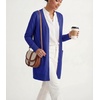 image:imageGRECERELLE Womens Lightweight Knit Long Cardigan Sweater Fall Outfits 2026Bright Blue