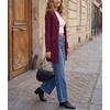 image:imageGRECERELLE Womens Lightweight Knit Long Cardigan Sweater Fall Outfits 2026Burgundy