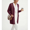 image:imageGRECERELLE Womens Lightweight Knit Long Cardigan Sweater Fall Outfits 2026Burgundy
