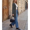 image:imageGRECERELLE Womens Lightweight Knit Long Cardigan Sweater Fall Outfits 2026Charcoal