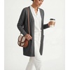 image:imageGRECERELLE Womens Lightweight Knit Long Cardigan Sweater Fall Outfits 2026Charcoal