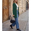 image:imageGRECERELLE Womens Lightweight Knit Long Cardigan Sweater Fall Outfits 2026Cyan Green