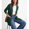 image:imageGRECERELLE Womens Lightweight Knit Long Cardigan Sweater Fall Outfits 2026Cyan Green