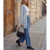 image:imageGRECERELLE Womens Lightweight Knit Long Cardigan Sweater Fall Outfits 2026Grey Blue
