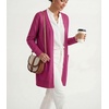 image:imageGRECERELLE Womens Lightweight Knit Long Cardigan Sweater Fall Outfits 2026Hot Pink