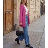 image:imageGRECERELLE Womens Lightweight Knit Long Cardigan Sweater Fall Outfits 2026Hot Pink