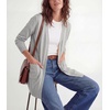image:imageGRECERELLE Womens Lightweight Knit Long Cardigan Sweater Fall Outfits 2026Light Grey