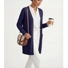 image:imageGRECERELLE Womens Lightweight Knit Long Cardigan Sweater Fall Outfits 2026Navy Blue
