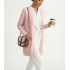image:imageGRECERELLE Womens Lightweight Knit Long Cardigan Sweater Fall Outfits 2026Pink White