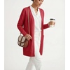 image:imageGRECERELLE Womens Lightweight Knit Long Cardigan Sweater Fall Outfits 2026Red