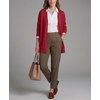 image:imageGRECERELLE Womens Lightweight Knit Long Cardigan Sweater Fall Outfits 2026Red