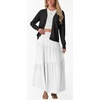 image:imageGRECERELLE Womens Lightweight Long Sleeve Open Front Knit Cardigans Sweaters with PocketsBlack
