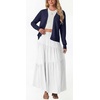 image:imageGRECERELLE Womens Lightweight Long Sleeve Open Front Knit Cardigans Sweaters with PocketsNavy Blue