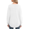 image:imageGRECERELLE Womens Long Sleeve Lightweight Crewneck Sweater Tops Casual Soft Knit Pullover JumperWhite
