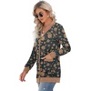 image:imageGRECERELLE Womens Long Sleeve Open Front Cardigan Button Down Ribbed Lightweight Knit Outerwear with PocketAster Green