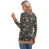 image:imageGRECERELLE Womens Long Sleeve Open Front Cardigan Button Down Ribbed Lightweight Knit Outerwear with PocketAster Green