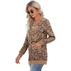 image:imageGRECERELLE Womens Long Sleeve Open Front Cardigan Button Down Ribbed Lightweight Knit Outerwear with PocketCosmos Khaki
