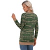 image:imageGRECERELLE Womens Long Sleeve Open Front Cardigan Button Down Ribbed Lightweight Knit Outerwear with PocketElk Green
