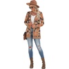 image:imageGRECERELLE Womens Long Sleeve Open Front Cardigan Button Down Ribbed Lightweight Knit Outerwear with PocketGinkgo Yellow