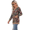 image:imageGRECERELLE Womens Long Sleeve Open Front Cardigan Button Down Ribbed Lightweight Knit Outerwear with PocketNavy Blue Daffodil