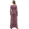 image:imageGRECERELLE Womens Long Sleeve V Neck Casual Button Maxi Dress 2025 with PocketsRed Sunflower