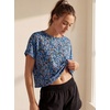 image:imageGRECERELLE Womens Open Back Workout Tops Backless Athletic Shirts Casual Crop Running Tee Y2k YogaBlack Anemone