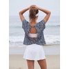 image:imageGRECERELLE Womens Open Back Workout Tops Backless Athletic Shirts Casual Crop Running Tee Y2k YogaBlack Anemone