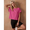 image:imageGRECERELLE Womens Open Back Workout Tops Backless Athletic Shirts Casual Crop Running Tee Y2k YogaHot Pink