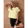 image:imageGRECERELLE Womens Open Back Workout Tops Backless Athletic Shirts Casual Crop Running Tee Y2k YogaLight Yellow