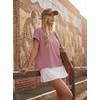 image:imageGRECERELLE Womens Open Back Workout Tops Backless Athletic Shirts Casual Crop Running Tee Y2k YogaMauve
