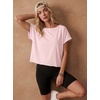 image:imageGRECERELLE Womens Open Back Workout Tops Backless Athletic Shirts Casual Crop Running Tee Y2k YogaPink